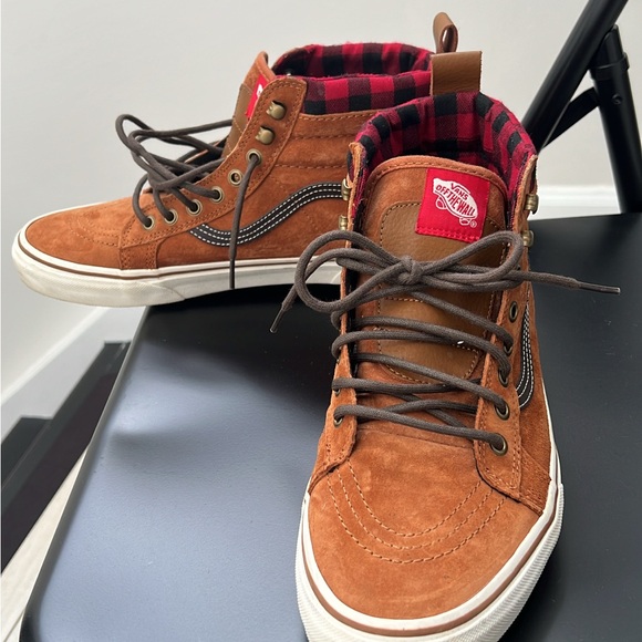 Vans Suede Brown High-Top Sneakers - Picture 2 of 5
